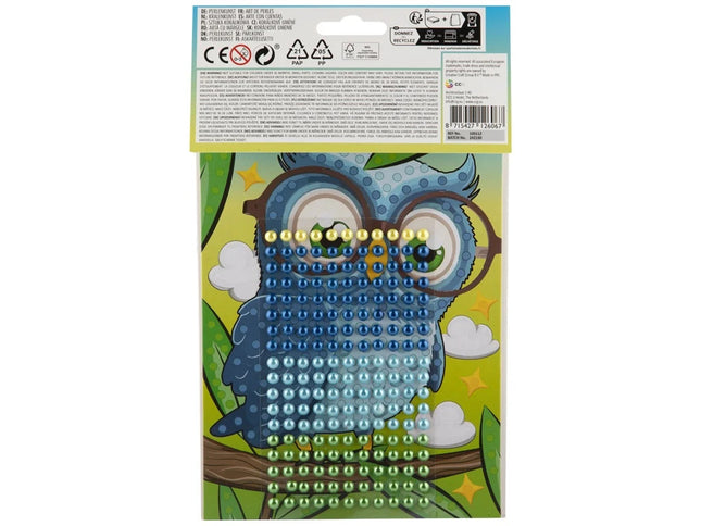 Bagoly Glasses gyöngyös kreatív szett