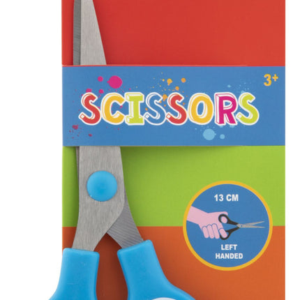 Kék Moxy balkezes olló 13 cm