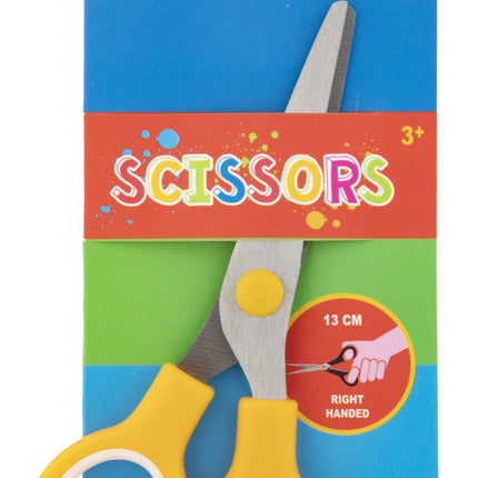 Sárga Moxy jobbkezes olló 13 cm