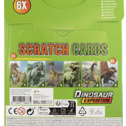 Dinoszaurusz Expedition scratch képkarcoló készlet