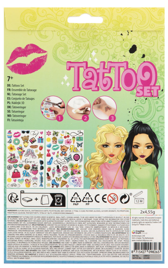 Csajos Besties Love tetkó szett 2 ív