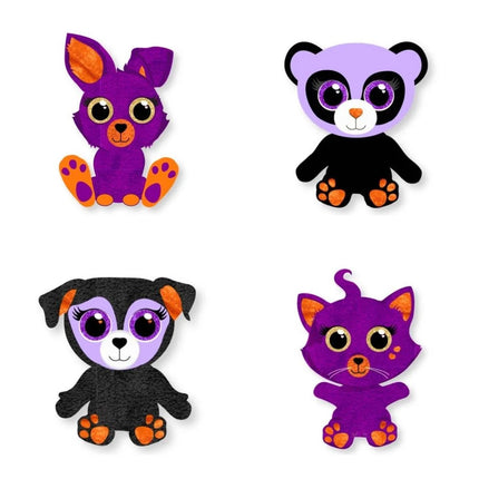 Halloween Seasonal plüss meglepetés figura 4 változatban