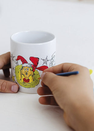 A Grincs Dr Seuss festhető porcelán bögre 235 ml Díszdobozban