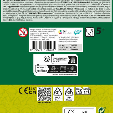 A Grincs Dr Seuss festhető porcelán bögre 235 ml Díszdobozban