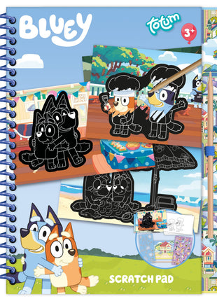 Bluey Fun scratch képkarcoló készlet és activity szett