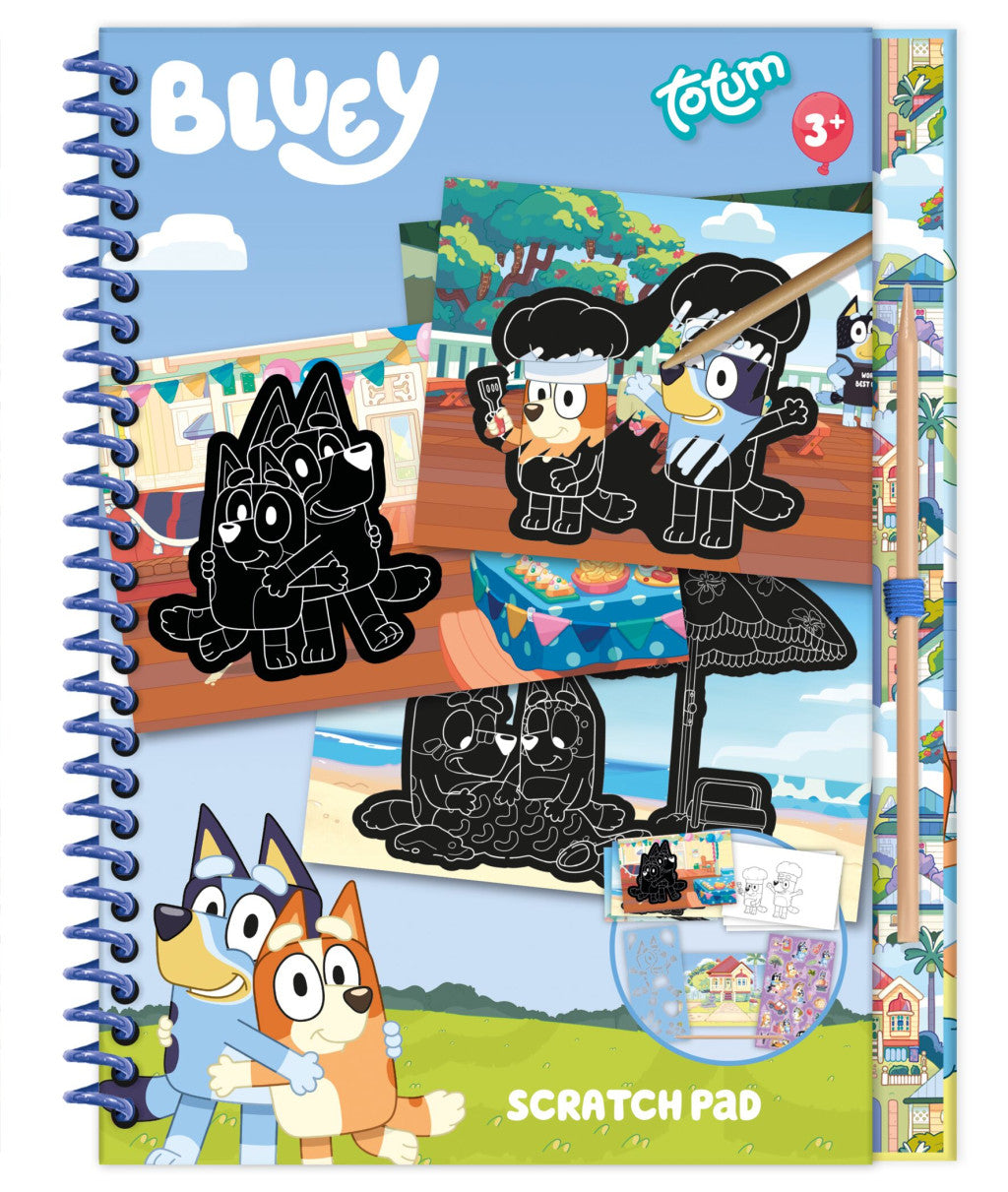Bluey Fun scratch képkarcoló készlet és activity szett