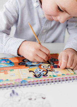 Bluey Fun scratch képkarcoló készlet és activity szett
