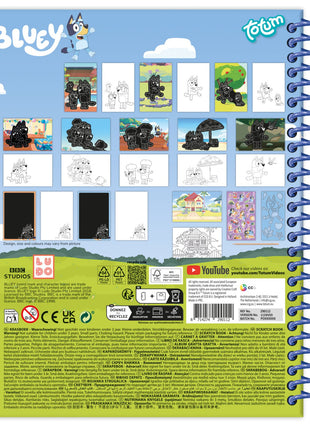 Bluey Fun scratch képkarcoló készlet és activity szett
