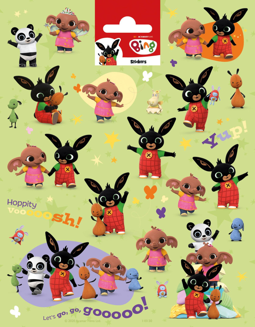 Bing Hoppity matrica szett