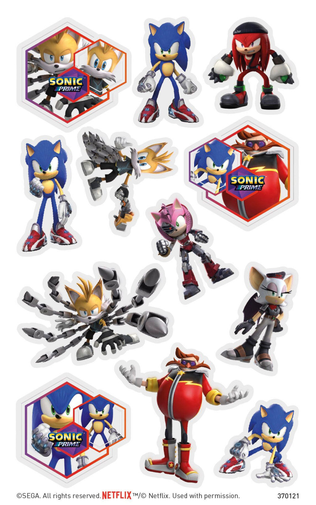 Sonic a sündisznó Prime tetkó 12 db-os