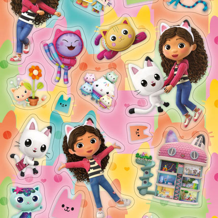 Gabi babaháza Cats csillámos matrica szett