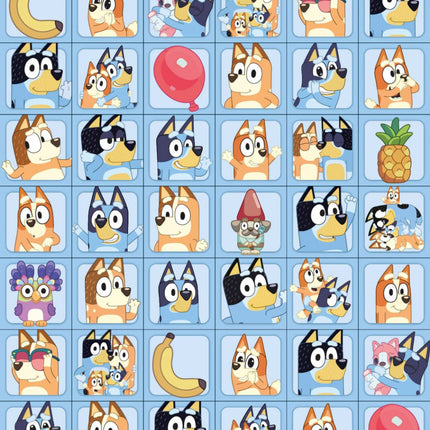 Bluey Bingo mini matrica szett