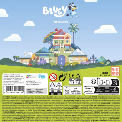 Bluey Play matrica szett