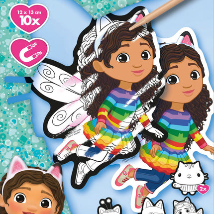 Gabi babaháza Fairy scratch képkarcoló készlet mágnessel