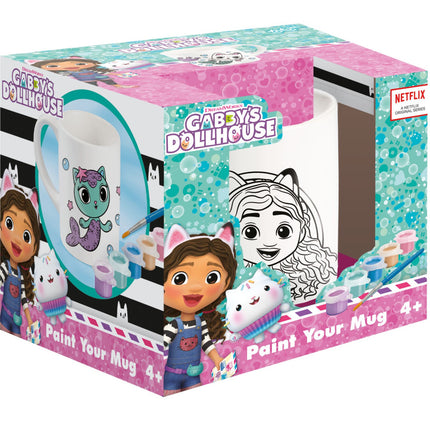 Gabi babaháza Cats festhető porcelán bögre 235 ml Díszdobozban