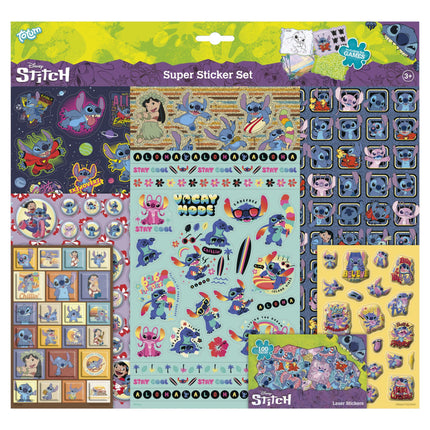 Disney Lilo és Stitch, A csillagkutya Extrovert Super matrica szett játékkal