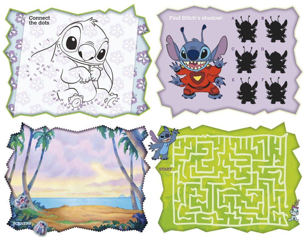 Disney Lilo és Stitch, A csillagkutya Extrovert Super matrica szett játékkal
