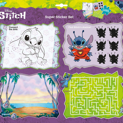 Disney Lilo és Stitch, A csillagkutya Extrovert Super matrica szett játékkal