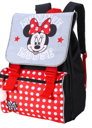Disney Minnie iskolatáska, táska Pomponnal, 42 cm