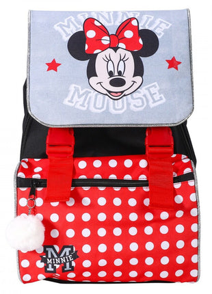 Disney Minnie iskolatáska, táska Pomponnal, 42 cm