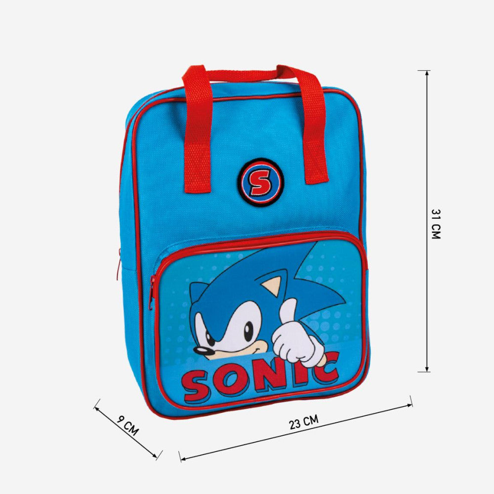 Sonic a sündisznó thumbs-up hátizsák, táska 31 cm