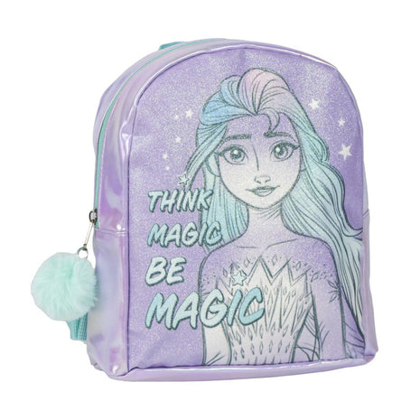 Disney Jégvarázs Magic hologrammos hátizsák, táska 23 cm