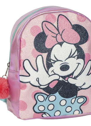 Disney Minnie Sparkle Dots hologrammos hátizsák, táska 23 cm