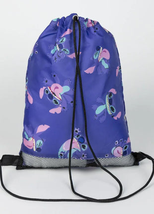 Disney Lilo és Stitch, A csillagkutya Purple sporttáska tornazsák 39 cm