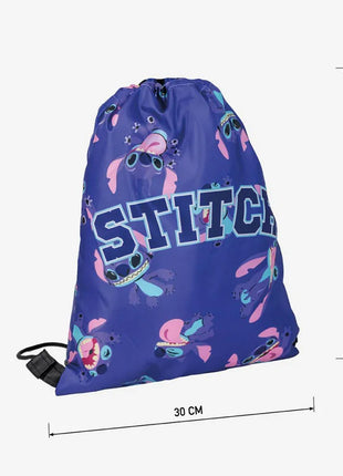 Disney Lilo és Stitch, A csillagkutya Purple sporttáska tornazsák 39 cm