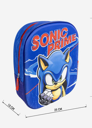 Sonic a sündisznó Prime 3D hátizsák, táska 31 cm