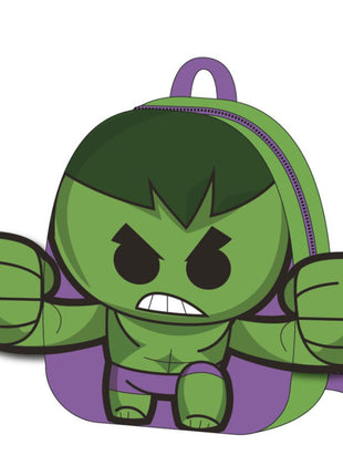 Bosszúállók Hulk plüss hátizsák, táska 22 cm