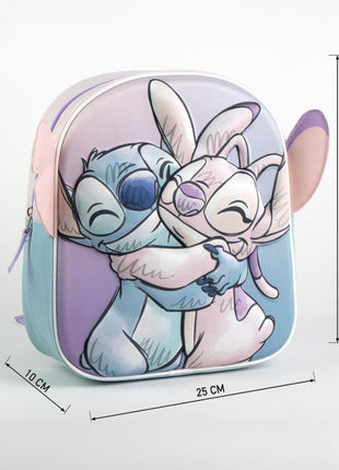 Disney Lilo és Stitch, A csillagkutya Hug 3D hátizsák, táska 31 cm