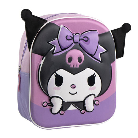 Hello Kitty Kuromi 3D hátizsák, táska 31 cm