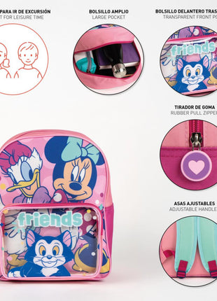 Disney Minnie Friends hátizsák, táska 30 cm