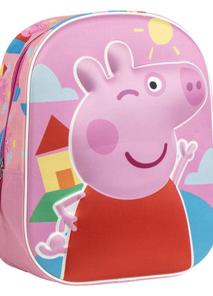 Peppa malac Sunshine 3D hátizsák, táska 31 cm