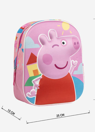 Peppa malac Sunshine 3D hátizsák, táska 31 cm