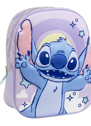 Disney Lilo és Stitch, A csillagkutya Cosmic 3D hátizsák, táska 31 cm