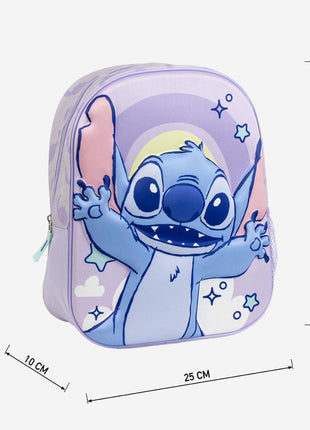 Disney Lilo és Stitch, A csillagkutya Cosmic 3D hátizsák, táska 31 cm