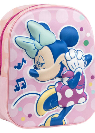 Disney Minnie Music 3D hátizsák, táska 31 cm