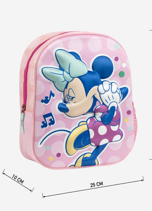 Disney Minnie Music 3D hátizsák, táska 31 cm