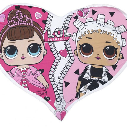 LOL Surprise forma fürdőlepedő, strand törölköző 115*90 cm (Fast Dry)
