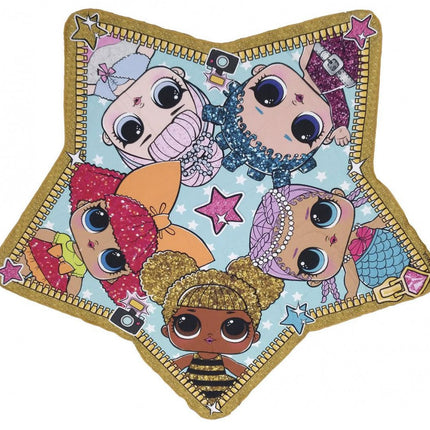 LOL Surprise forma fürdőlepedő, strand törölköző 115*110 cm (Fast Dry)