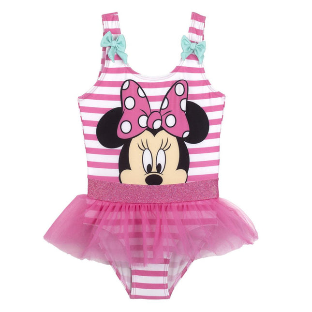 Disney Minnie Striped gyerek fürdőruha, úszó 2 - 6 év / 92 - 116 cm