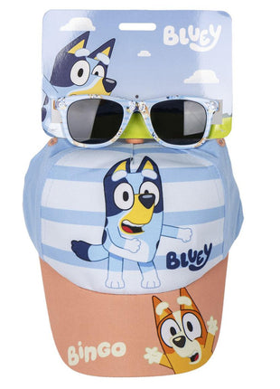 Bluey napszemüveg és baseball sapka szett