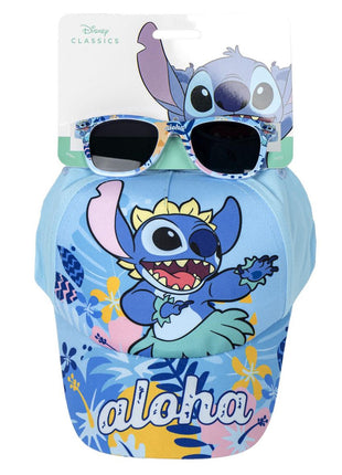 Disney Lilo és Stitch, A csillagkutya Aloha napszemüveg és baseball sapka szett