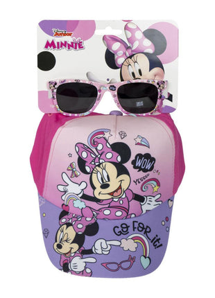 Disney Minnie Go For It napszemüveg és baseball sapka szett