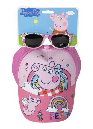 Peppa malac napszemüveg és baseball sapka szett