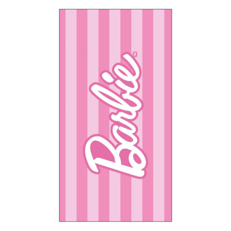Barbie Striped fürdőlepedő, strand törölköző 70x140cm (Fast Dry)