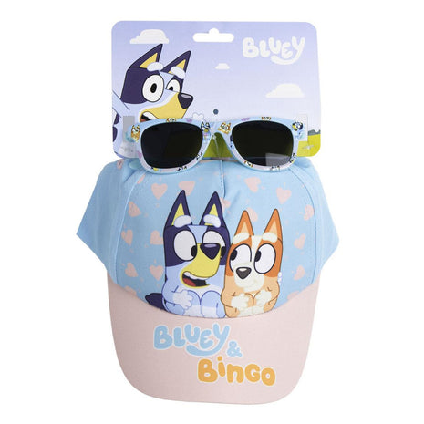 Bluey Bingo napszemüveg és baseball sapka szett