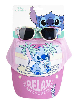 Disney Lilo és Stitch, A csillagkutya Relax napszemüveg és baseball sapka szett